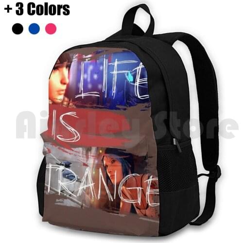 Strange-3 Outdoor Hiking Backpack Riding Climbing Sports Bag Lis Life Is Strange Max Copperfield Indie Game Videogame Pc Game