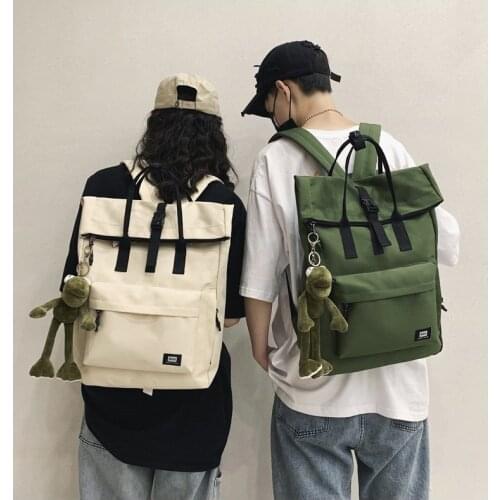 New Preppy Style Large Capacity School Bag Waterproof Harajuku Women Backpack Casual All-Match Fashion Designer Teenagers Bags
