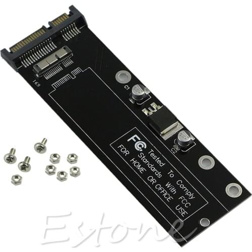 New Slot 2010 2011 MacBook Air A1370 A1369 MC965 SSD to SATA Adapter Card E56B