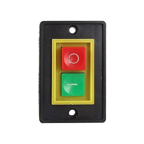 AC 380V 2KW I/O On Off Start Stop Push Button Switch 6 Screw Terminals QCS1