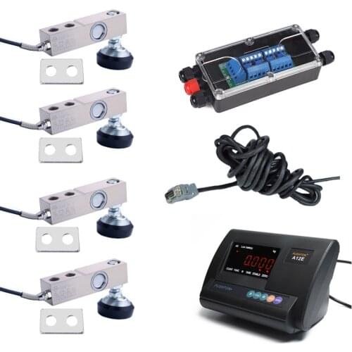 Full Set of Accessories For Truck Scale Small Scales Instrument Four F Type Sensors With Junction Box