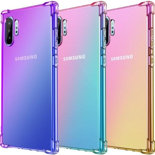 Anti-drop Air Bag TPU Case for Samsung Galaxy Note 20 10 Plus S10 5G S10E S20 FE Ultra S8 S9 S7 Edge A42 M31S Soft Cover