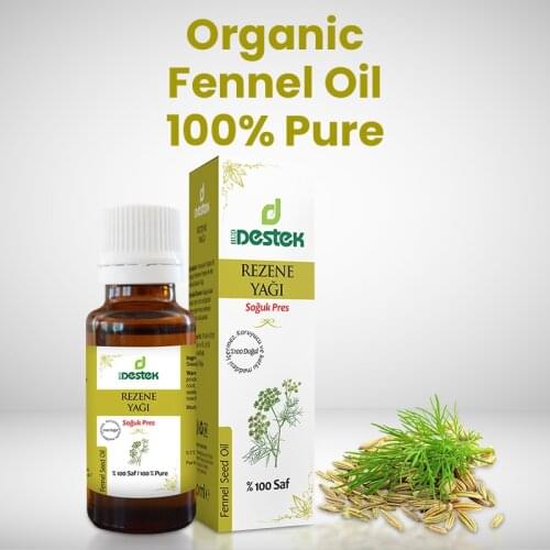 Fennel Oil 100% Pure Organic 20 ml Turkish Seed Plant Oils Essential Oils Natural Oils Aromatherapy Oils Natural Vegan Herbal Health Beauty Skin Care Body Care Skin Care Hair Care Body Care