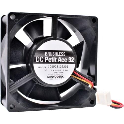COOLING REVOLUTION 109P0812S201 8032 8cm 80mm fan 12V 0.29A Double ball bearing cooling fan