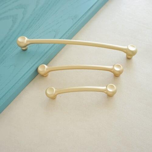 3.78" 5" 7.56" Zinc alloy Brass Cabinet Handles Knobs Door Pull Handle Closet Wardrobe Handle Drawer Handles Furniture Hardware