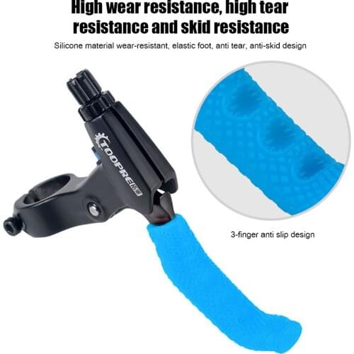 Silicone Brake Handle Lever Cover Mountain Bike Non Slip Protector Sleeve Biking Portable Dustproof Cycling Parts for TOOPRE