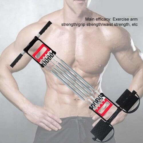 Five Spring Drivers Chest Expander Three-purpose Spring Chest Developer Fitness Tension Puller Muscles Exercise Resistance Bands