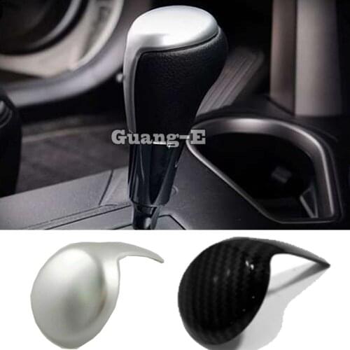 Top For Toyota RAV4 2016 2017 2018 Car Styling Body Head Sequin Trim ABS Chrome Gear Cover Shift Knob Control Lamp Frame 1pcs