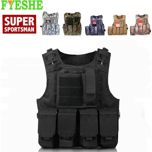 Military Tactical Vest 600D Molle Combat Assault Plate Carrier Men Children Airsoft Tactical Vest Outdoor Clothing Hunting Vest