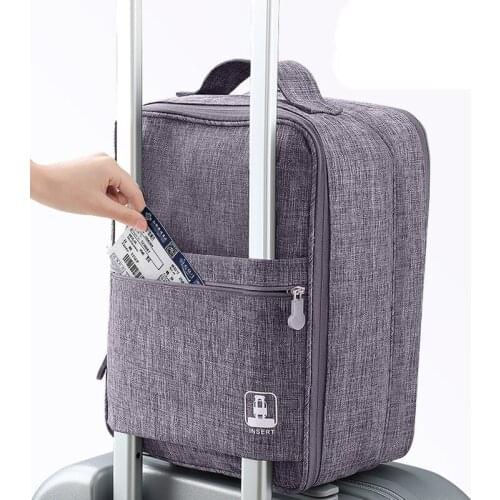 Japanese Style Outdoor Travel Shoe Storage Bag Household Dustproof Canvas Storage Bag Portable Travel Case Hanging Bag