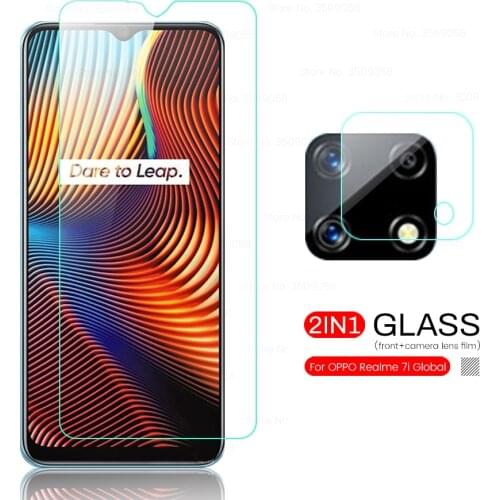 Realmi 7i glass camera protective glass for oppo realme 7i 7 i i7 screen protector tempered glass guard cover on relame7i 6.5