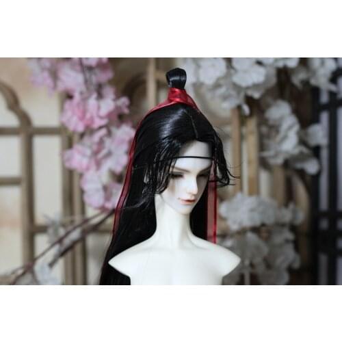 1/4 1/3 Scale BJD SD Doll Wig Accessories Ancient Costume Long Hair Samurai Vintage Wigs for BJD/SD MSD Strong Uncle Doll C0744