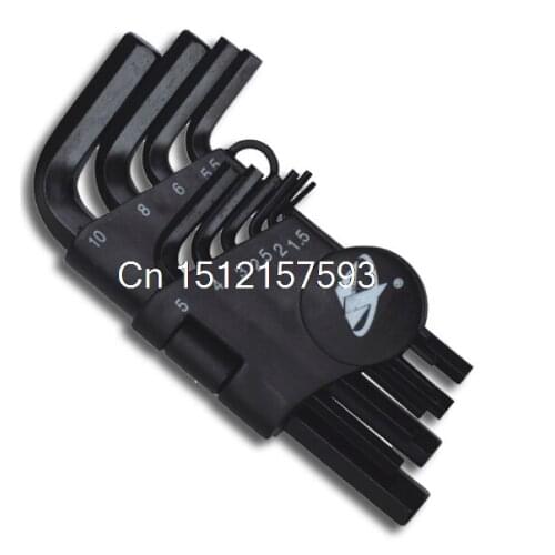 10 Piece Hex Key L Allen Wrench Metric Set Long+Short Arms Hand Driver Tools