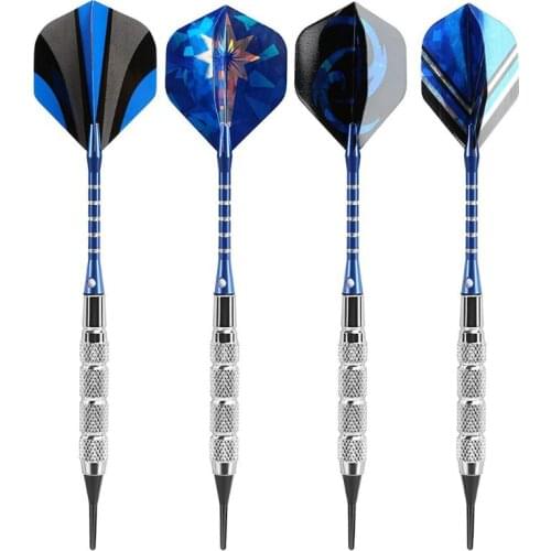 12pcs/set Soft Tip Darts with Extra Tips Shafts Flights for Electronic Dartboard