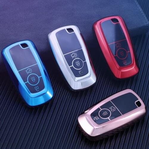2020 Hot TPU Car Key Case Cover For Ford Ecosport Ranger Raptor 2017 2018 Car 2 Button Smart Remote Protection Shell Accessories