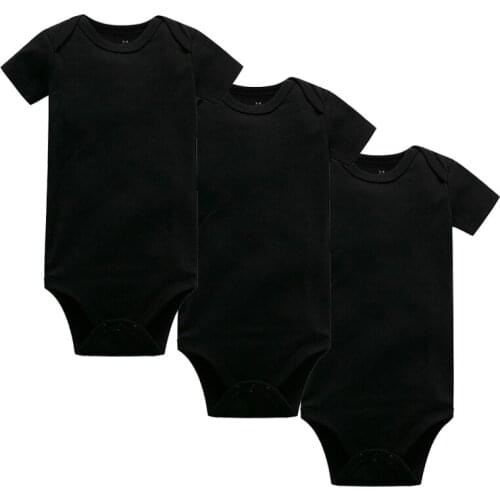 3Piece/lot Newborn Bodysuit Baby Babies Bebes Clothes Short Sleeve Cotton Printing Infant Clothing 1Pcs 0-24 Months