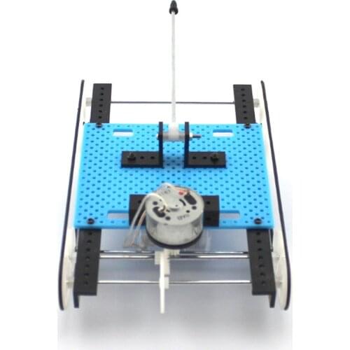 DIY Tank Handmade Toys Physical Gizmo Building Blocks Kits Solar Energy Assembled Toy Teaching Tool