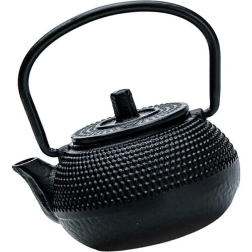 Home Office Small Tea Kettle Ornament Rustproof Cast Iron Teapot Teakettle