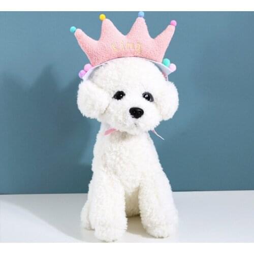 Cute Cat Headwear Pet Hat Crown Headband Decorative Pet Hat For Kitten Puppies Cat Costume Dog Accessories Pet Supply #7