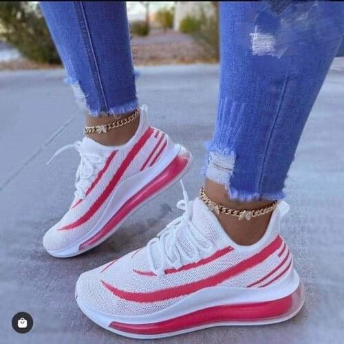 Chunky Sneakers Women Spring White Shoes Platform Wedges Shoes 2021 Comfortable Mesh Casual Sport Shoes Zapatos Mujer Sneakers