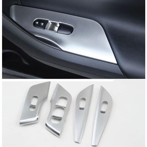 ABS matte Car Inner Door Handle Armrest Window Switch Cover Trim Left Hand Drive Fit For Nissan Teana Altima 2013 2014 2015 2016