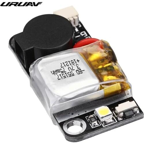 URUAV UR6 5V 110dB BB Alarm Buzzer Mini Tacker 36x18mm with Lipo Battery LED Light for RC Drone FPV Racing Multirotor RC Parts