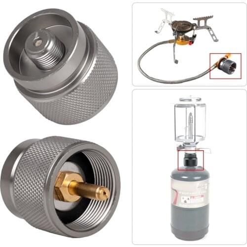 New 1LB Camping Gas Stove Adapter Gas Tank Adapter Coleman Gas Tank Convert Cylinder LPG Canister Adapter