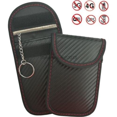 By DHL or Fedex 200pcs Car key Bag Car Fob Signal Blocker Faraday Bag Signal Blocking Bag Pouch Wallet Case Privacy Protection