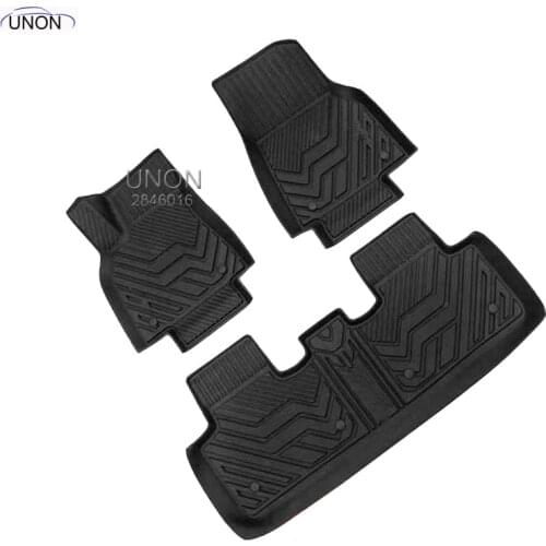 Suitable For Tesla Model Y 2021 Foot Pad Protection Tpe Injection Molding Foot Pad Car Modification Car Accessories