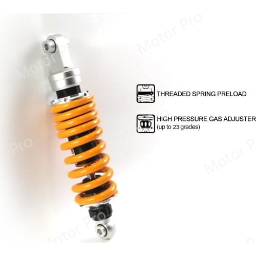 305mm/12'' Motorcycle Adjustable Rear Shock Absorbers Suspension For HONDA NC 700 X 700S 2012-2016 NC700X NC700S 2013 2014 2015