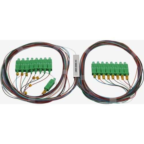 SC/APC Fiber Optic PLC Splitter 1X16 Mini Module 0.9 1m with ConnectorFree Shipping