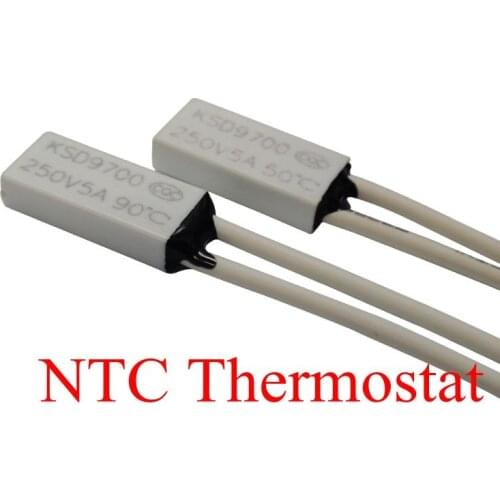 Thermostat KSD9700/TB05 40C-150C 45C 50C 55C 60C 15*7*3.5 Bimetal Disc Temperature Switch Thermal Protector degree centigrade