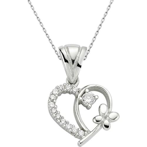 Tevuli 925 Sterling Silver Heart Women Necklace