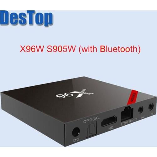 5pcs UP X96W Android 7.1 4K TV BOX Amlogic S905W 1G/8G 2G/16G 2.4G WIFI bluoth 4.0
