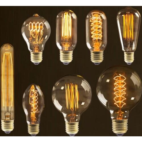 Firya Retro Vintage Edison Bulb E27 40w 220v Ampoule Vintage Bulb Edison Lamp Filament Incandescent Light Bulb Lamp Decor