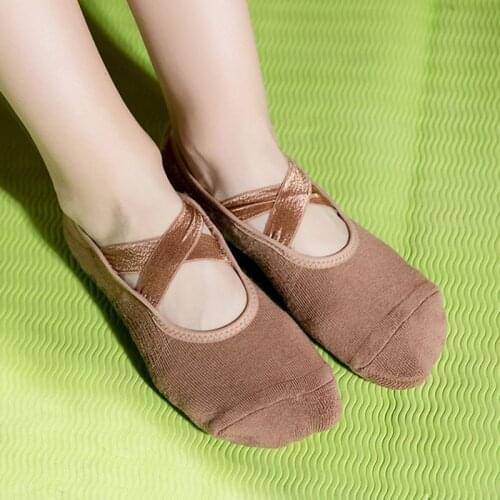 Balight Women Yoga Socks Non-slip Backless Silicone Socks Dance Ventilation Ballet Fitness Gym Socks