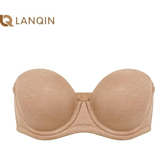 Womens Underwire Contour Multiway Strapless Bra Plus Size Full Coverage Brassiere