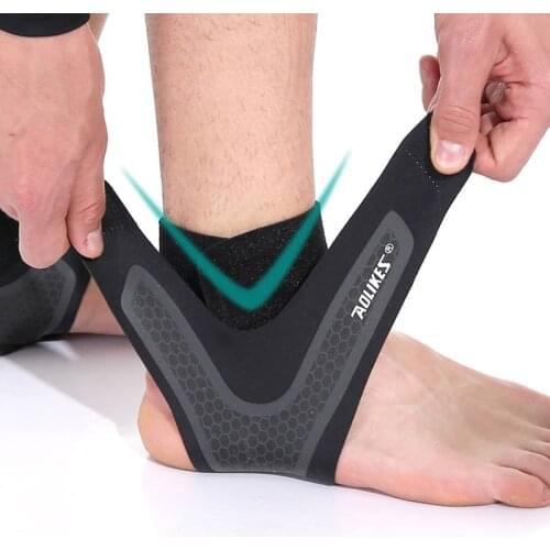 1Pcs Ankle Support Brace Adjustable Sport Ankle Support Gym Running Basketball Ankle Wrap Protector Legs Power Weightlifting