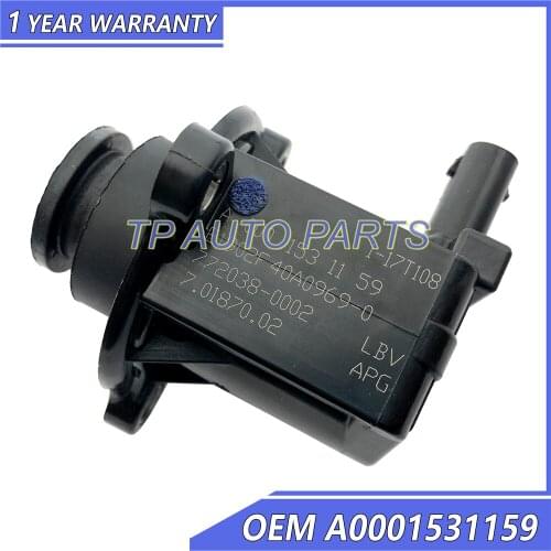 Auto Turbo Diverter Solenoid Valve Compatible With Mercedes OEM A0001531159