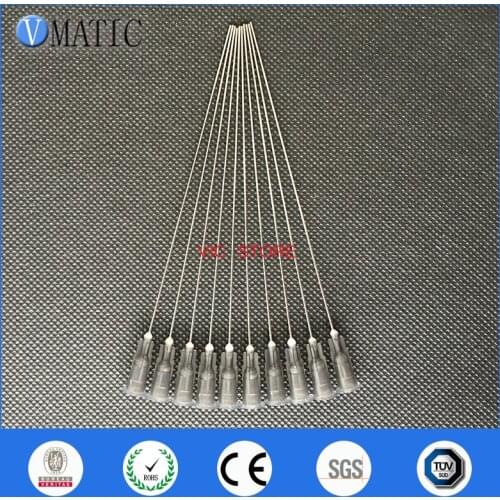 Free Shipping High Quality 22G Blunt Tip Needle 10cm Long Liquid Dispensing Adhesive Glue Ink Refilling 100mm Length