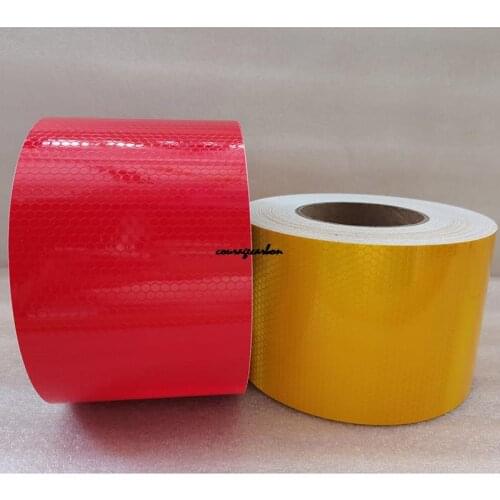 Online 10cm*50m Safety Reflective Warning Conspicuity Film Mortorcycle Bicycle Sticker Strip Self Adhesive Tape Car Accessories