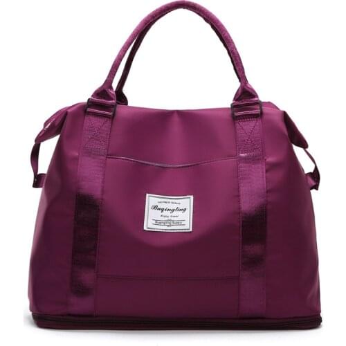 Big Nylon Travel Bag Women New Wet Dry Separation Duffle Bag Women Handbag Fitness Gym Bag Clothes Duffle Weekend Bag Tote Bag