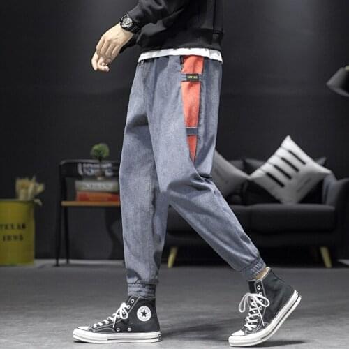Men Cargo pants Harem Joggers Pants Streetwear Mens Harajuku Hip Hop Hipster Casual Sweatpants Trousers Pants