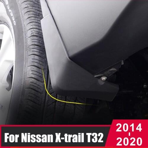 Car Mudflaps Splash Guards Car Mud Flaps For Nissan X-trail t32 Mudguards Fender 2014-2017 2018 2019 2020 Front & Rear Protector