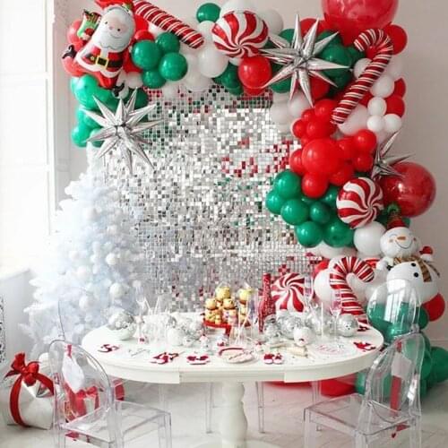 Cute Deer Santa Claus Snowman Aluminium Foil Balloons Indoor Navidad Xmas Party Merry Christmas Event Decoration Globos Supplies