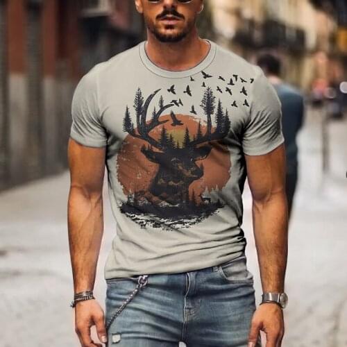 2021 Summer Male/female Funny New Animal Wolf 3d Printed T-shirt Fashion Casual Personality Street Quick-drying T-shirt Xxs-6xl