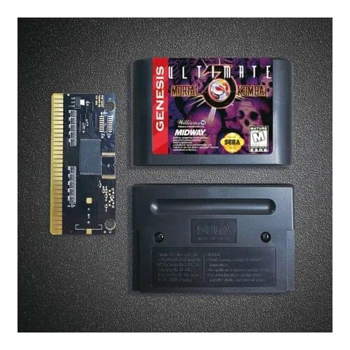 Ultimate Mortal Kombat 3 - 16 Bit MD Game Card for Sega Megadrive Genesis Video Game Console Cartridge