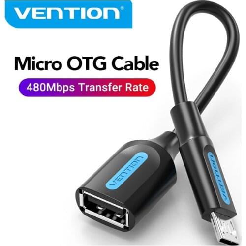 Vention Micro USB OTG Cable Micro USB Male to USB female Cable Adapter for Samsung S6 Xiaomi Android Phone USB 2.0 OTG Adapter