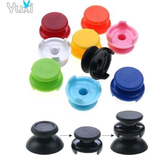 YuXi 2pcs Grips Extender Caps For Playstation 4 PS4 Controller Joystick Cover Thumb Grip For PS5 Game Accessories