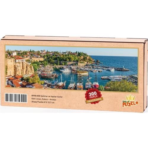 King Of Puzzle Ancient Port Kaleiçi - Antalya Wooden Puzzle 300 Parts